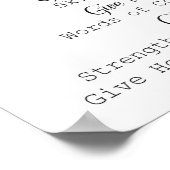 Karriere-Gebet-Poster Poster (Ecke)