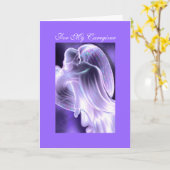 Karriere - Grußkarte Angel Karte (Gelbe Blume)