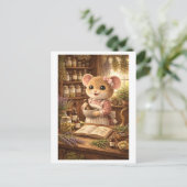 Karriere Maus als Apotheker Postkarte (Stehend Vorderseite)