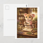 Karriere Maus als Apotheker Postkarte (Vorne/Hinten)