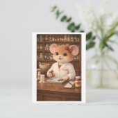 Karriere Maus als Apotheker Postkarte (Stehend Vorderseite)