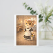Karriere Maus als Dienstmädchen Postkarte (Stehend Vorderseite)
