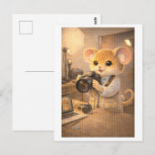 Karriere Maus als Fotograf Postkarte (Vorne/Hinten)