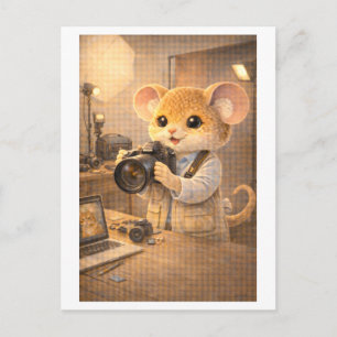 Karriere Maus als Fotograf Postkarte
