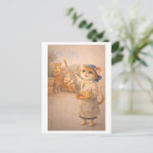 Karriere Maus als Freskomaler Postkarte (Stehend Vorderseite)