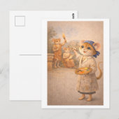 Karriere Maus als Freskomaler Postkarte (Vorne/Hinten)