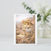 Karriere Maus als Geologe Postkarte (Stehend Vorderseite)