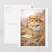 Karriere Maus als Geologe Postkarte (Vorne/Hinten)
