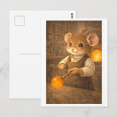 Karriere Maus als Glasbläser Postkarte (Vorne/Hinten)