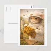 Karriere Maus als Imker Postkarte (Vorne/Hinten)
