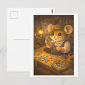 Karriere Maus als Juwelier Postkarte (Vorne/Hinten)