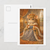 Karriere-Maus als Königin Postkarte (Vorne/Hinten)