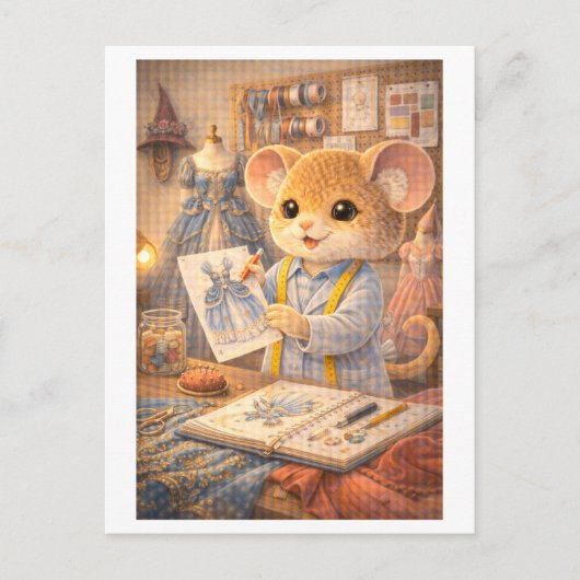 Karriere Maus als Kostümbildnerin Postkarte (Vorderseite)