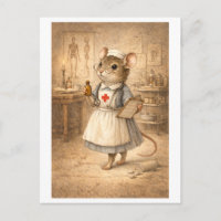 Karriere-Maus als Krankenschwester