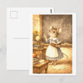 Karriere Maus als Lehrer Postkarte (Vorne/Hinten)