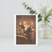 Karriere Maus als Orchesterdirigent Postkarte (Stehend Vorderseite)