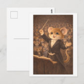 Karriere Maus als Orchesterdirigent Postkarte (Vorne/Hinten)