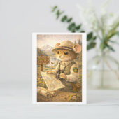 Karriere-Maus als Parkranger Postkarte (Stehend Vorderseite)