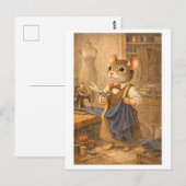Karriere Maus als Schneider Postkarte (Vorne/Hinten)