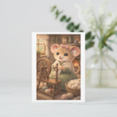 Karriere-Maus als Spinner Postkarte (Stehend Vorderseite)