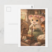 Karriere-Maus als Spinner Postkarte (Vorne/Hinten)