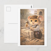 Karriere Maus als Steinmetz Postkarte (Vorne/Hinten)