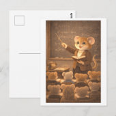 Karriere-Maus als Universitätsprofessor Postkarte (Vorne/Hinten)