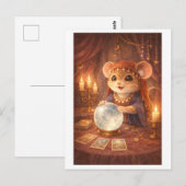 Karriere Maus als Wahrsagerin Postkarte (Vorne/Hinten)