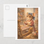 Karriere-Maus als Weber Postkarte (Vorne/Hinten)