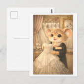Karriere-Maus im Brautladen Postkarte (Vorne/Hinten)