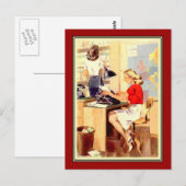 Karriere mit links postkarte (Vorne/Hinten)