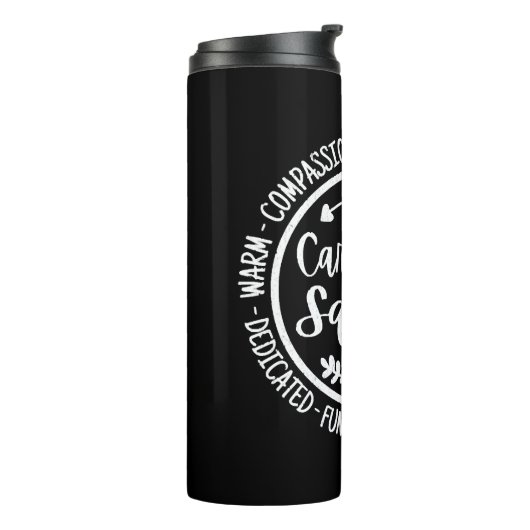 Karriere Squad Life Caregier Beste Karriere Thermosbecher (Nach links gedreht)