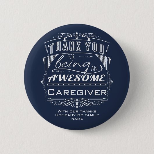 Karriere Vielen Dank für Ihre Anerkennung Button (Vorderseite)