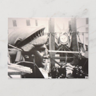 Karriere von Lady Liberty in Paris Postkarte