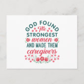 Karriere Wertschätzung Gott fand die stärksten Fra Postkarte (Vorderseite)