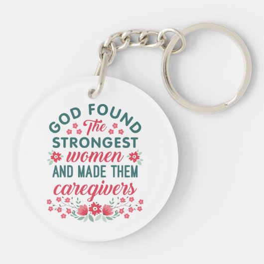 Karriere Wertschätzung Gott fand die stärksten Fra Schlüsselanhänger (Rückseite)