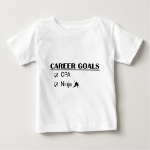 Karriere-Ziele CPAs Ninja Baby T-shirt