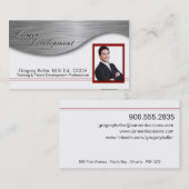 Karriereentwicklungs-Geschäfts-Karte - beruflich Visitenkarte (Vorne/Hinten)