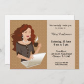 Karrierefrau Einladung (Vorne/Hinten)