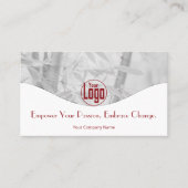 Karrierekoach Unternehmen Mitarbeiter Visitenkarte Treuekarte (Vorderseite)