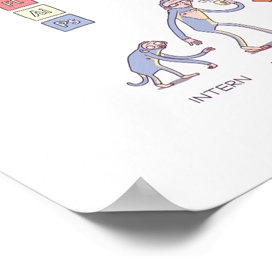 Karriereposter Evolution Poster (Ecke)