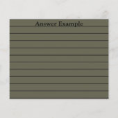 Karrierevorbereitende Flashkarten (Rückseite)