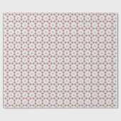 Karriertes Arabesque-Wrapping-Papier Geschenkpapier (Flach)