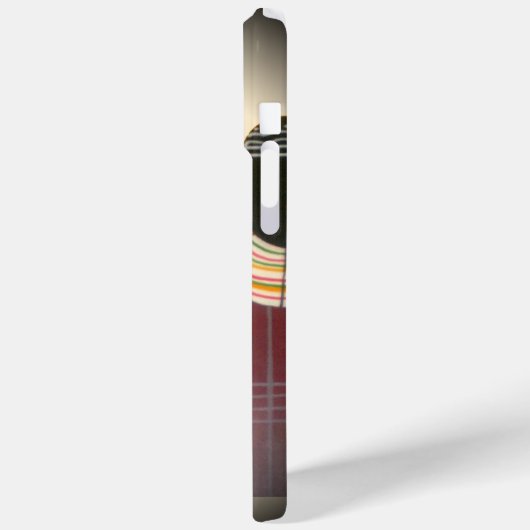 Karriertes Portrait der Masai-Familie Case-Mate iPhone Hülle (Rückseite / Links)