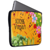 Karrosen-Karotten, 100 % Vegan Laptopschutzhülle (Vorne Rechts)