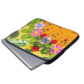 Karrosen-Karotten, 100 % Vegan Laptopschutzhülle (Vorne Knopf)