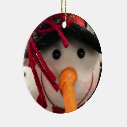 "KARROT NOSED SNOWMAN ORNAMENT** UND GESCHENKE KERAMIK ORNAMENT (Rechts)