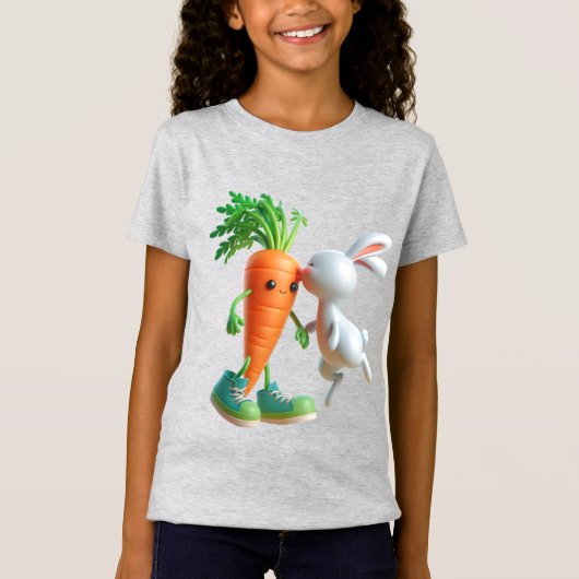 Karrot und Rabbit T-Shirt (Vorderseite)