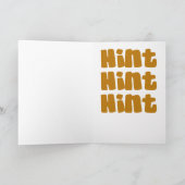 KARROTEN FÜR KRISTMAS FEIERTAGSKARTE (Innenseite)