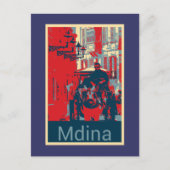 Karrozin in Mdina Postkarte (Vorderseite)